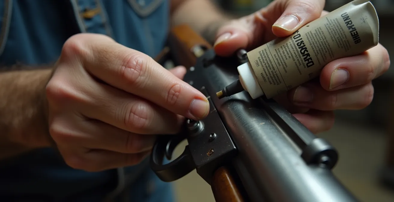 Application précise de graisse anti-seize sur un filetage de choke