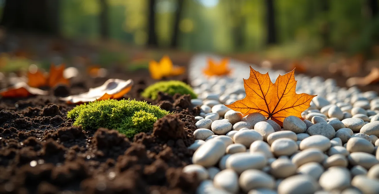 Comparaison visuelle entre cèpes sur sol acide et truffes sur sol calcaire