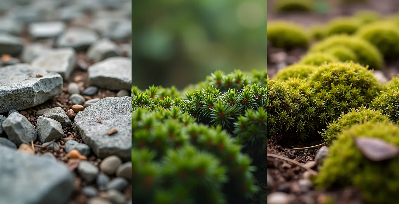 Comparaison visuelle des différents types de sols pour le bivouac en Aveyron
