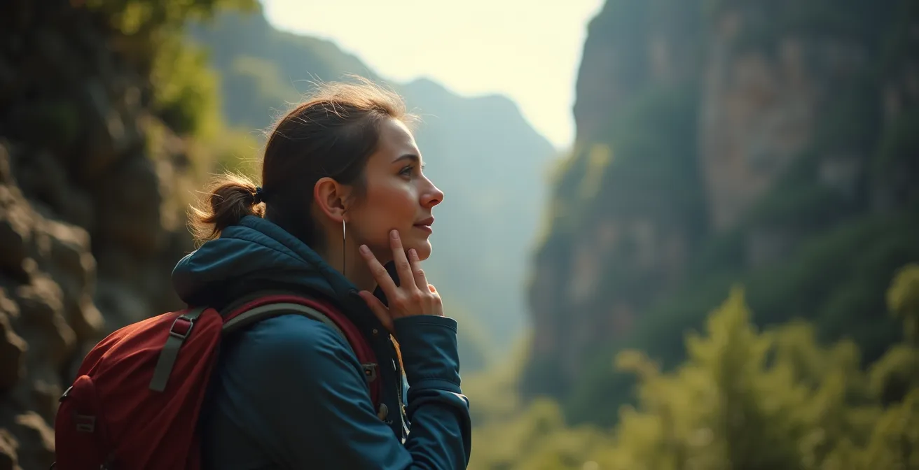 Vue aérienne des Gorges du Tarn montrant la propagation du son dans le canyon